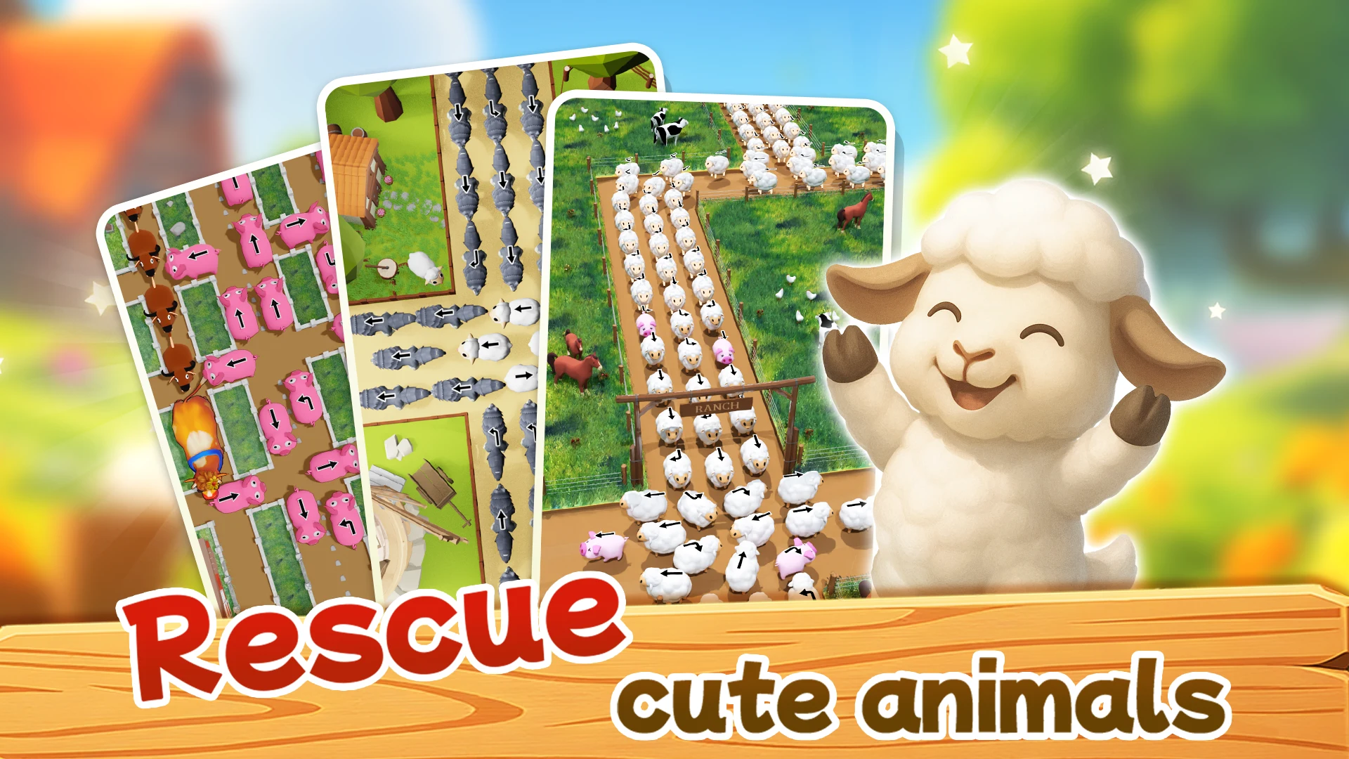 Lamb Escape: Jam Animal Farm screenshot